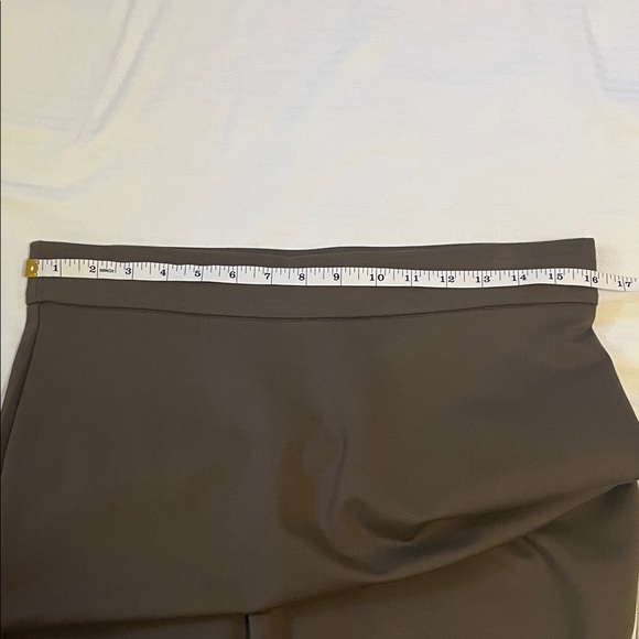 Love Scarlett Olive Pencil Skirt with Gold Button Accents NWOT - Picture 4 of 6